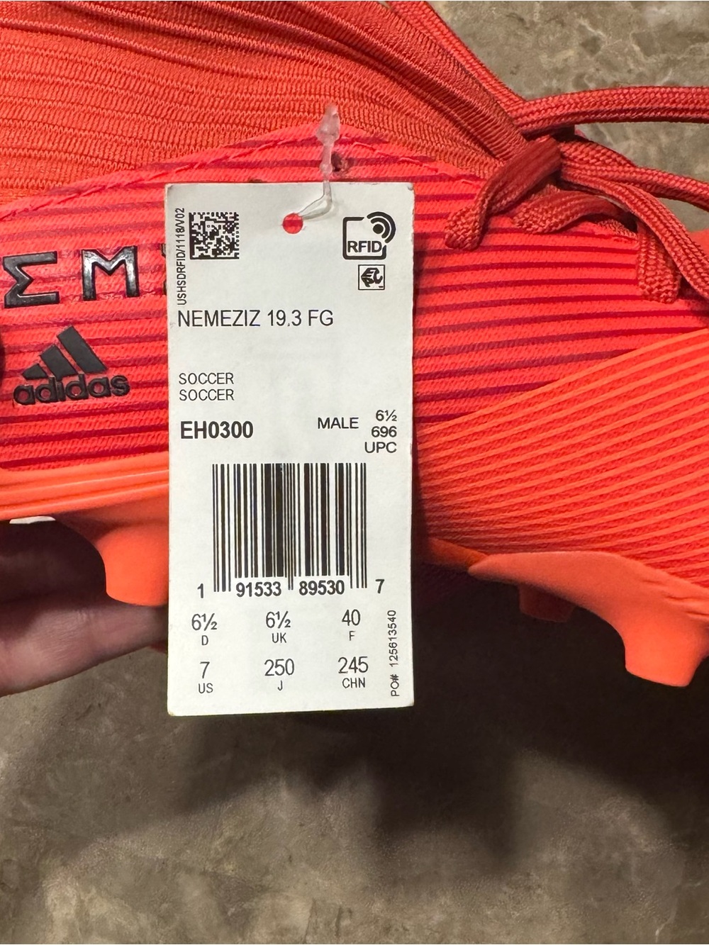 Adidas Nemeziz 19.3 FG Elite soccer cleats
Men’s size 7
Women’s size 8.5 - Picture 11 of 14